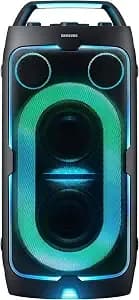 Samsung Sound Tower st50f Portable Party Speaker W/Built-In Battery, Bluetooth Connectivityup To 18 Hours Battery Life, Telescopic Handle & Wheels, ipx4 Splash Resistant, Microphone & Guitar Inputs
