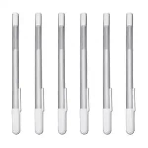 Minkissy 6pcs Eyebrow Mapping Pencil - White Eyebrow Pen White Microblading Markers For Skin Makeup Position Mapping Mark Tools Brow ()