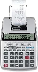 Canon p23dhv p23-Dhv 12-Digit Printing Calculator, Purple/Red Print, 2.3 Lines/Sec
