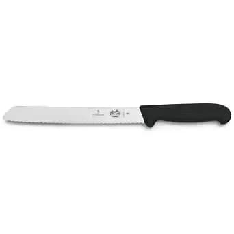 Victorinox Swiss Army 8" Serrated Bread Knife With Fibrox Handle, 47549 - Professional High-Carbon Steel Blade For Crusty Sourdough And Pastries, Slip-Resistant Ergonomic Handle, Nsf Approved