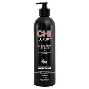 Chi Luxury Black Seed Oil Moisture Replenish Conditioner, Strengthens For Soft Hair, Replenishes Moisture, Sulfate, Paraben & Gluten-Free, 25 Oz