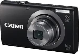 Canon Powershot a2300 Is 16.0 Mp Digital Camera With 5x Optical Zoom (Black)(Renewed)