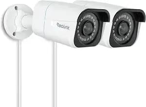 Reolink Poe Security Camera Rlc-810a(Pack Of 2) 4k, 100ft Ir Night Vision - Outdoor Indoor Bullet Ip Surveillance, Human/Vehicle/Pet Detection, Works With Smart Home, Up To 512gb Microsd Card
