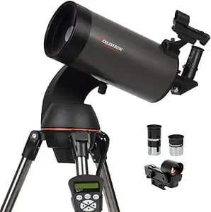 Celestron Nexstar 127slt Maksutov-Cassegrain Computerized Goto Telescope - Sharp High-Contrast Moon & Planet Views, Easy-To-Use Skyalign Technology, Great For Backyard Stargazing & Camping, Portable