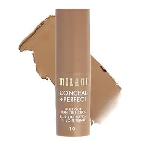 Milani Conceal + Perfect Blur Out Skin Tint Foundation -Medium Warm-Neutral - Nourishing Light To Medium Coverage Tinted Moisturizer. Creamy, Buildable Coverage. Up To 12hr Wear. Pore Blurring Soft Matte