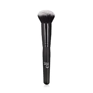 E.L.F. Powder Blurring Brush, Makeup Brush For Creating A Soft-Focus Finish, Great For Under Eyes, Around The Nose & Brows, Vegan & Cruelty-Free