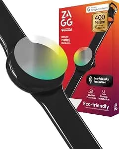 Zagg Ultra Eco Google Pixel Watch 4 (41mm) Screen Protector – Scratch Protection, Made With Plant-Based Materials, Invisibleshield, Self‑Healing Nano‑Memory, Easy Installation