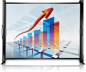 Epson es1000 Ultra Portable Tabletop Projection Screen (v12h002s4y) Black Case 45.35" By 34.5" By 2.44"