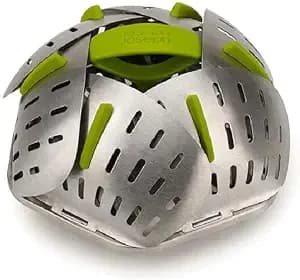 Joseph Joseph Bloom Folding Vegetable Steamer Basket, Stainless Steel