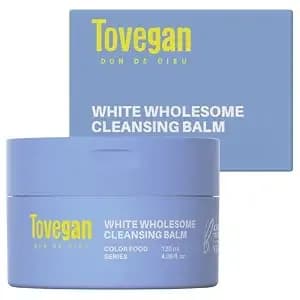 White Wholesome Cleansing Balm｜Waterproof Makeup Remover｜Sebum Control & Blackhead Care｜Pore Purifying Massage Formula 4.05 Fl.Oz