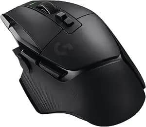 Logitech g502 X Lightspeed Wireless Gaming Mouse - Black - Optical Switches, 13 Buttons, <140 Hrs Battery, Usb-C, Infinite Scroll Toggle, Wireless Charging Capable, For Pc/Macos
