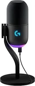 Logitech G Yeti Gx Dynamic Rgb Gaming/Podcast Usb Microphone - Black - Lightsync, Usb Mic For Streaming, Supercardioid, Usb Plug And Play For Pc/Mac