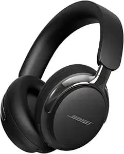 Bose Quietcomfort Ultra Bluetooth Headphones (2nd Gen), Wireless Headphones With Spatial Audio, Over Ear Noise Cancelling With Mic, Up To 30 Hours Of Play Time, Black