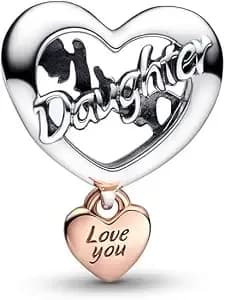 Pandora Love You Daughter Heart Charm