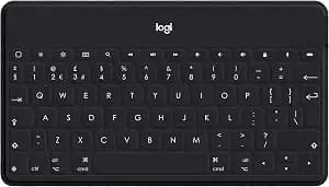 Logitech Keys-To-Go Super-Slim And Super-Light Bluetooth Keyboard For Iphone, Ipad, Mac And Apple Tv, Including Ipad Air 5th Gen (2022) - Black