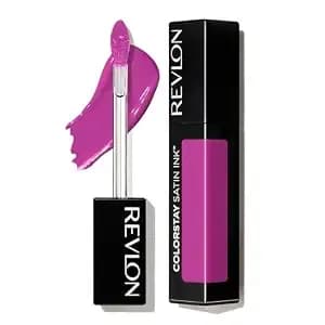Revlon Colorstay Satin Ink Lipstick, 011 Own It, 0.17 Fl Oz - Longwear Liquid Lipstick With Rich Satin Sheen. Moisturizing Formula With Black Currant Seed Oil & Vitamin E.