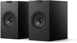Kef q1 Meta Bookshelf Speaker (Black, Pair)