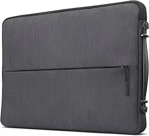 Lenovo Urban Laptop Sleeve 15.6 Inch For Laptop/ Notebook/Tablet Compatible With Macbook Air/Pro Water Resistant - Charcoal Grey