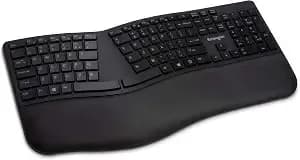 Kensington Pro Fit Ergonomic Wireless Keyboard, Bluetooth - Black (k75401us)