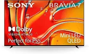 Sony 65 Inch Bravia 7 Mini Led Qled 4k Hdr Smart Google Tv (K-65xr70)
