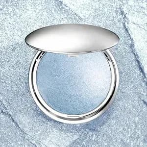 Pearl Ice Blue Shimmer Face Highlighter Makeup, Contour Powder Leaving A Lightweight & Healthy Radiance, Long Lasting Luminous Face Body Highlighter Makeup (#10 – Frost Blue)