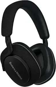 Bowers & Wilkins px7 s2e Bluetooth Headphones Over Ear, Enhanced Noise Cancellation & Transparency Mode, Crystal-Clear Calls, 30-Hour Playback, Anthracite Black, Over-Ear Headphones