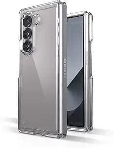 Speck Samsung Galaxy Z Fold 6 Case - Anti Yellowing, Galaxy Fold 6 Case - Samsung Fold 6 Case - Zfold 6 Case With Raised Bezel - Presidio Perfect Clear