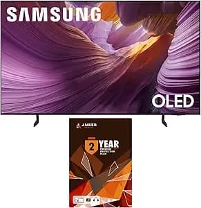 Samsung qn77s85faexza 77 Inch Oled Hdr 4k Smart Tv With Q-Symphony Pro And 2 Year Amber Protection Plan (2025)