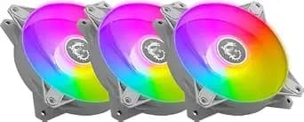 Msi Mpg f120 Argb-3w - 1200 Rpm, 120mm, Anit-Vibration Argb Fans
