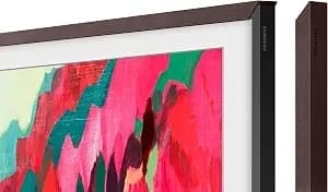 Samsung 85” The Frame Customizable Bezel For Tv, Magnetic Mount, Match Television To Room DéCor, Interchangeable Designs And Colors, Modern Brown, Vg-scfa85bwbza, 2021