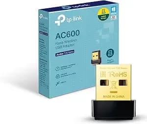 Tp-Link Nano ac600 Usb Wifi Adapter(Archer t2u Nano)- 2.4g/5g Dual Band Wireless Network Transceiver For Pc Desktop, Travel Size, Supports Windows (11,10, 8.1, 8, 7, Xp/Mac Os X 10.9-10.14)