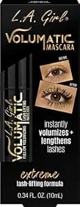 L.A. Girl Volumatic Mascara, Ultra Black gms651