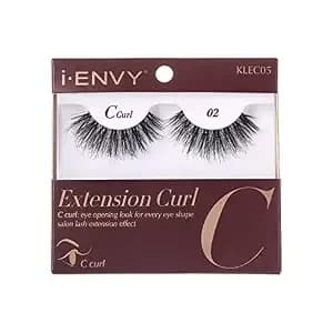 I-Envy False Eyelashes C Curl Natural Lashes Salon Lash Extension Effect