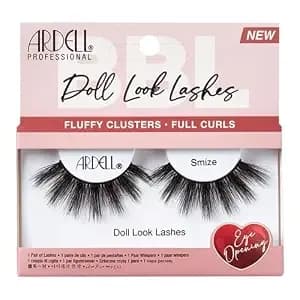 Ardell Doll Lashes Smize - Dramatic Fluffy Volume False Eyelashes, Long-Lasting Strip Lashes, 1 Pack
