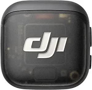 Dji Mic 3 Transmitter, Wireless Mini Mic For Iphone/Camera/Android - Lightweight & Intuitive, Lavalier Microphone, 32-Bit Float, Integrated Timecode, Vlog, Interview, Streaming