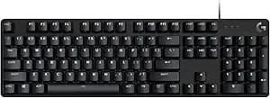 Logitech g413 Se Full-Size Mechanical Gaming Keyboard - Backlit Keyboard With Tactile Mechanical Switches, Anti-Ghosting, Compatible With Windows, Macos - Black Aluminum