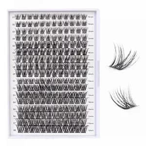 Lash Clusters 204 Pcs Individual Lashes Clusters Eyelash Extensions False Eyelashes Diy Lash Extension Kit Reusable False Eyelashes Natural Look Mix 10-16mm(dm01+dm17)