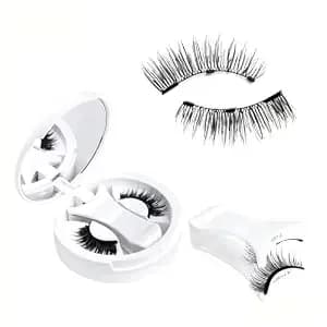 Natural Look Magnetic Eyelashes With Applicator – Reusable, No-Glue Magnetic Lashes, Soft And Lightweight Lash Kit, Easy To Apply And Remove, Beginner-Friendly Magnetic Eyelashes
