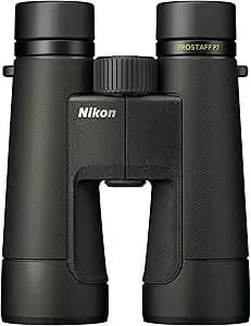 Nikon Prostaff p7 12x50 Binocular - High-Magnification Wide Fov Waterproof Fogproof 50mm Binocular With Multilayer-Coated Lenses And Locking Diopter - Wildlife Nature Observation Optic