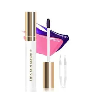 Peel Off Lip Stain Tattoo With Tweezer - Light Pink Matte Lip Tint, Long Lasting Waterproof Transfer-Proof Lip Stain, Highly Pigmented Cruelty-Free Lip Masque For All Skin Types 07#