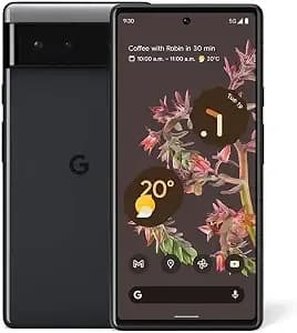Google Pixel 6 5g, 128gb, Stormy Black - Unlocked (Renewed)