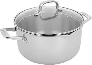 Henckels Clad h3 6-Qt Dutch Oven, Induction Pot, Stainless Steel, Durable And Easy To Clean - Induction Pot, Durable, Easy To Clean
