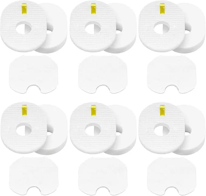 Filter Replacement For Shark Rocket Vacuum hv300 hv301 hv302 hv305 hv310 - 6 Post + 6 Foam & Felt Rocket Vacuum Filters Replacement For Shark Models hv300w hv303 hv305 hv308 uv450 cs100, Part xffv300