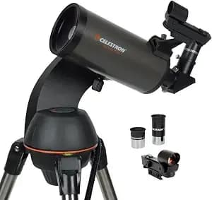 Celestron Nexstar 90slt Maksutov-Cassegrain Portable Telescope For Planets - Sharp High-Contrast Moon & Planet Views, Easy-To-Use Skyalign Technology, Great For Backyard Stargazing & Camping, Portable