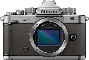 Nikon Zf 24.5mp Full Frame Mirrorless Camera (Silver & Stone Gray) - 5-Axis Stabilization, 273-Point Hybrid Af