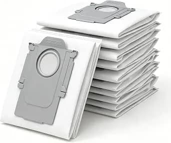 6 Pack Vacuum Bags For Roborock q7 m5+, q10 s5+, q10 x5+, q5 Max+, s8+ - s8 Pro Ultra, q7 Max+/Max, q8 Max+, s7 Pro Ultra, q5, q5+, q7, s7 Maxv Ultra Robot Vac, 3.5l Large Capacity Dust Bags