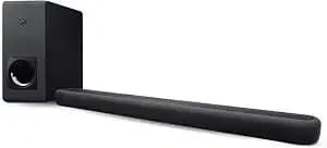 Yamaha Audio Yas-209bl Sound Bar With Wireless Subwoofer, Bluetooth, And Alexa Voice Control Built-In,Black,36 X 2.5 X 4.25 Inches