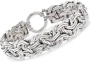Ross-Simons Sterling Silver Byzantine Bracelet
