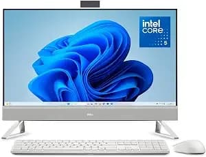 Dell 27" All-In-One Desktop, Fhd, Intel Core 5 120u, Windows 11 Home - Intel Graphics, 512gb Ssd, 16gb ddr5, Wi‑Fi 6e, Bluetooth, Keyboard & Mouse, ec27250
