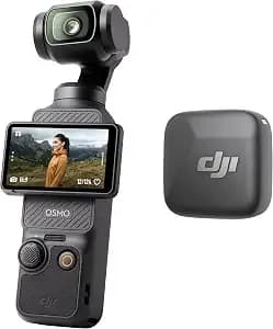 Dji Osmo Pocket 3 Vlog Bundle, Vlogging Camera With 1'' Cmos & 4k/120fps - 3-Axis Stabilization, Spotlight Follow, Fast Focusing, Dji Mic Mini Included For Clear Sound, Video Camera For Photography
